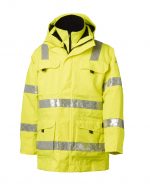 Viking Rubber Superior Parka Hi Vis Waterproof Jacket 3 in 1 - 112047-120 yellow front