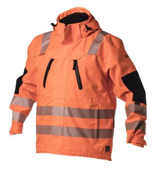 Viking Rubber Evosafe Hi Vis Waterproof Jacket - 112132-120 orange front
