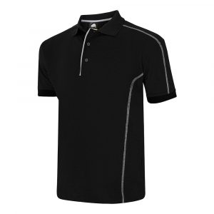 ORN Workwear - Crane Contrast Workwear Polo shirt - 1140 black side