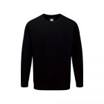ORN Workwear - Kestrel Deluxe Workwear Sweatshirt - 1200 black front