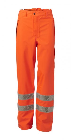 Viking Rubber Superior Hi Vis Waterproof Trousers – 122015-120 orange front