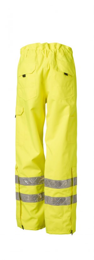 Viking Rubber Superior Hi Vis Waterproof Trousers – 122015-120 yellow back