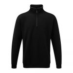 ORN Workwear - Grouse 1/4 Zip Sweatshirt - 1270 black front