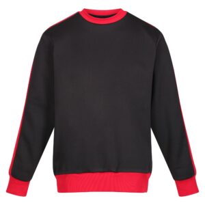 Photograph of Cntrst Crew Sweat Black/ClsRed 4XL Product