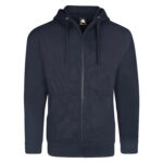 ORN Workwear – Macaw Zipped Hooded Sweatshirt – 1282 navy front